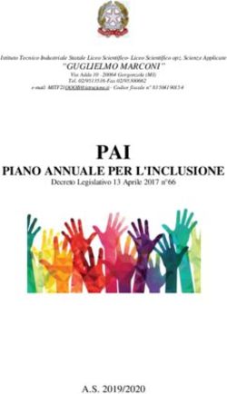 PAI PIANO ANNUALE PER L'INCLUSIONE - Istituto G. Marconi, Gorgonzola