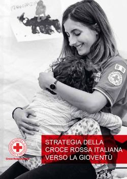 STRATEGIA DELLA CROCE ROSSA ITALIANA VERSO LA GIOVENT&Ugrave;