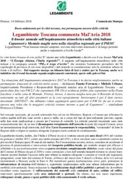 Legambiente Toscana commenta Mal'Aria 2018 - il dossier annuale sull'inquinamento atmosferico nelle città italiane - ControRadio