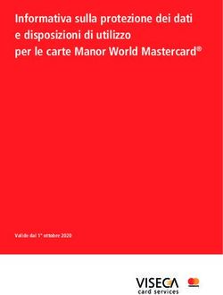 Informativa sulla protezione dei dati e disposizioni di utilizzo per le carte Manor World Mastercard - Card Specials