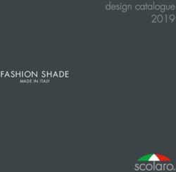 Design catalogue 2019 - FASHION SHADE MADE IN ITALY - Acrimo
