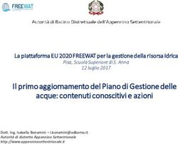 Il primo aggiornamento del Piano di Gestione delle acque: contenuti conoscitivi e azioni - FREEWAT