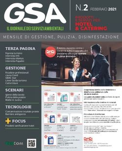 HOTEL & CATERING PRODOTTI E SERVIZI PER - N.2 FEBBRAIO 2021 - Gsanews