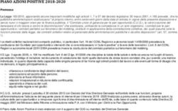 PIANO AZIONI POSITIVE 2018-2020 - LAZIO DISCO