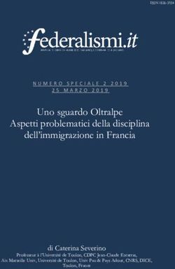 Uno sguardo Oltralpe Aspetti problematici della disciplina dell'immigrazione in Francia - Astrid