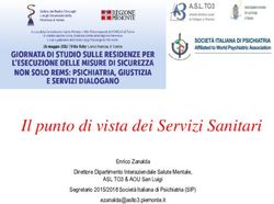 Il punto di vista dei Servizi Sanitari - Enrico Zanalda Direttore Dipartimento Interaziendale Salute Mentale, ASL TO3 & AOU San Luigi Segretario ...
