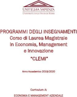 PROGRAMMI DEGLI INSEGNAMENTI "CLEMI" - Corso di Laurea Magistrale in Economia, Management e Innovazione ECONOMIA E MANAGEMENT AZIENDALE Curriculum A