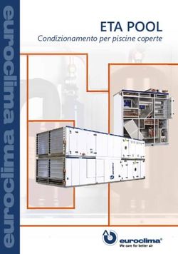 ETA POOL Condizionamento per piscine coperte - euroclima