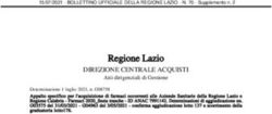 Regione Lazio DIREZIONE CENTRALE ACQUISTI