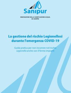La gestione del rischio Legionellosi durante l'emergenza COVID-19 - Guida pratica per non incorrere nel rischio