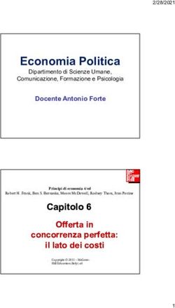 Economia Politica - LUMSA