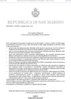 REPUBBLICA DI SAN MARINO - Segreteria di Stato Sanità e Sicurezza Sociale ...