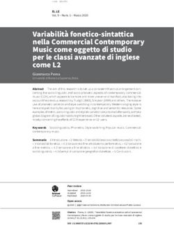 Variabilit&agrave; fonetico-sintattica nella Commercial Contemporary Music come oggetto di studio per le classi avanzate di inglese come L2