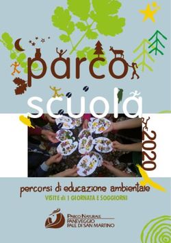 VISITE di 1 GIORNATA E SOGGIORNI - Parco Naturale ...