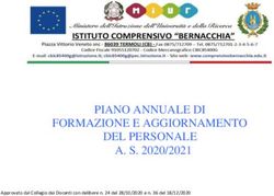 PIANO ANNUALE DI FORMAZIONE E AGGIORNAMENTO DEL PERSONALE A. S. 2020/2021 - Approvato dal Collegio dei Docenti con delibere n. 24 del 28/10/2020 e ...