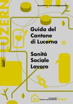 Guida del Cantone di Lucerna Sanità Sociale Lavoro - Kanton ...