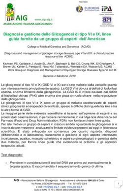Diagnosi e gestione delle Glicogenosi di tipo VI e IX, linee guida fornite da un gruppo di esperti dell'American - Associazione Italiana Glicogenosi