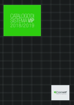 CATALOGO DI SISTEMA VIP 2018/2019 - COMELIT GROUP SPA