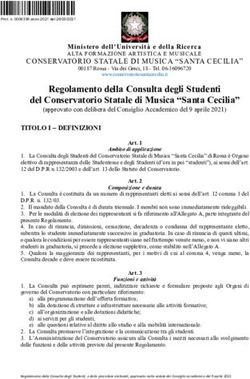 Regolamento della Consulta degli Studenti del Conservatorio Statale di Musica "Santa Cecilia"
