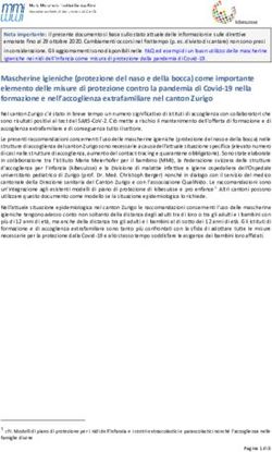 Mascherine igieniche (protezione del naso e della bocca) come importante elemento delle misure di protezione contro la pandemia di Covid-19 nella ...