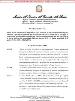 Ministero dell' Istruzione, dell'Università e della Ricerca - UTS Basilicata