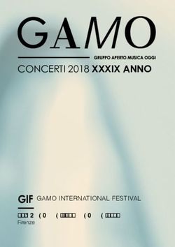 CONCERTI 2018 XXXIX ANNO - 24 NOVEMBRE - 13 DICEMBRE 2018 GIF GAMO INTERNATIONAL FESTIVAL
