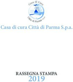 2019 Casa di cura Città di Parma S.p.a - RASSEGNA STAMPA - Clinica Città di Parma