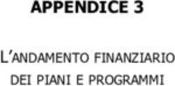 APPENDICE 3 L'ANDAMENTO FINANZIARIO DEI PIANI E PROGRAMMI - Regione Toscana