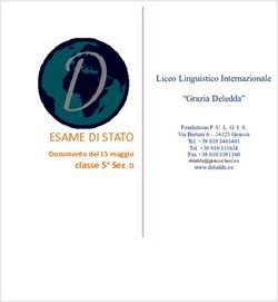 ESAME DI STATO Documento del 15 maggio - Liceo Linguistico Internazionale Grazia Deledda