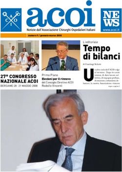 Di bilanci L'editoriale Tempo - ACOI