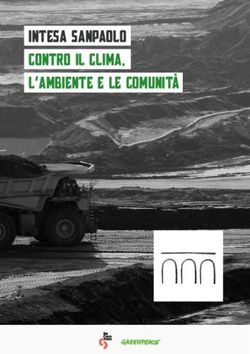 INTESA SANPAOLO CONTRO IL CLIMA, L'AMBIENTE E LE COMUNIta