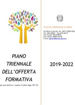 PIANO TRIENNALE DELL'OFFERTA FORMATIVA - Istituto comprensivo di Serina