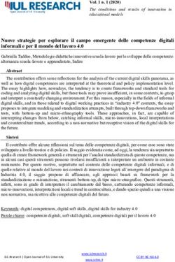 Nuove strategie per esplorare il campo emergente delle competenze digitali informali e per il mondo del lavoro 4.0