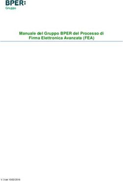 Manuale del Gruppo BPER del Processo di Firma Elettronica Avanzata (FEA)