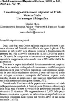 Il monitoraggio dei fenomeni migratori nel Friuli-Venezia Giulia. Una rassegna bibliografica.