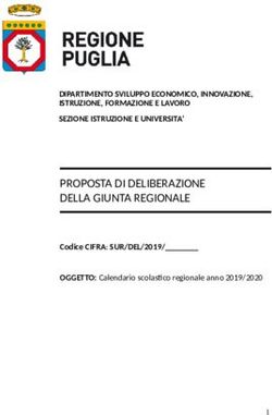 PROPOSTA DI DELIBERAZIONE DELLA GIUNTA REGIONALE - DIPARTIMENTO SVILUPPO ECONOMICO, INNOVAZIONE, ISTRUZIONE, FORMAZIONE E LAVORO SEZIONE ...