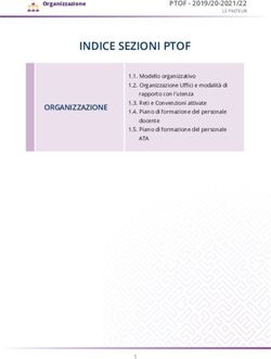 INDICE SEZIONI PTOF - Liceo Pasteur