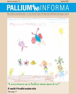 "Il virus attacca ma le farfalle volano sopra di lui!" - Associazione Scientifica Pallium Onlus