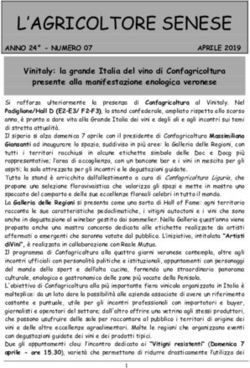 L'AGRICOLTORE SENESE - Confagricoltura Siena