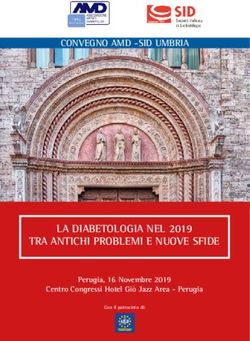 LA DIABETOLOGIA NEL 2019 TRA ANTICHI PROBLEMI E NUOVE SFIDE - CONVEGNO AMD -SID UMBRIA