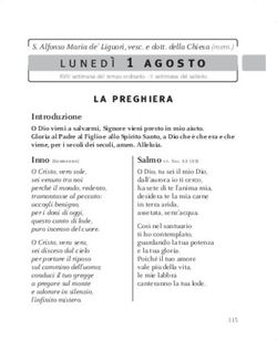 Luned&igrave; 1 agosto - Dehoniane