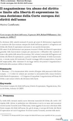 Il negazionismo tra abuso del diritto e limite alla libertà di espressione in una decisione della Corte europea dei diritti dell'uomo - MediaLaws