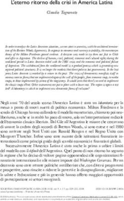 L'eterno ritorno della crisi in America Latina - Firenze University Press