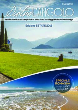 SPECIALE ROMAGNA da pag.20 a pag.47 - Edizione ESTATE 2018 - Dietro l'ANGOLO