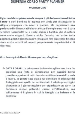 DISPENSA CORSO PARTY PLANNER