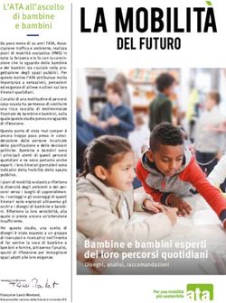 Bambine e bambini esperti dei loro percorsi quotidiani