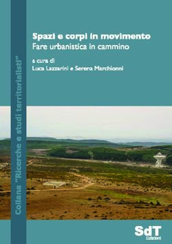 Spazi e corpi in movimento - Fare urbanistica in cammino a cura di Luca Lazzarini e Serena Marchionni