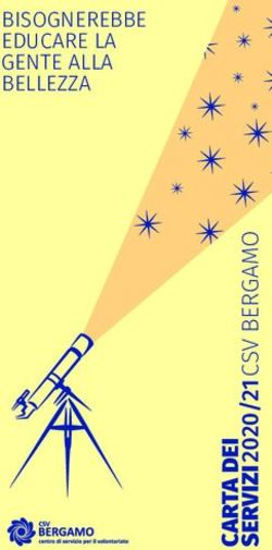 BISOGNEREBBE EDUCARE LA GENTE ALLA BELLEZZA