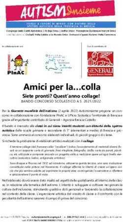 Amici per la colla Siete pronti? Quest'anno collage! BANDO CONCORSO SCOLASTICO A.S. 2021/2022