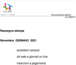 Rassegna stampa Novembre GENNAIO 2021 - quotidiani cartacei siti web e giornali on line inserzioni a pagamento